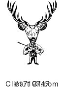 Deer Clipart #1719747 by patrimonio