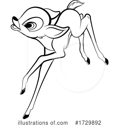 Royalty-Free (RF) Deer Clipart Illustration by Lal Perera - Stock Sample #1729892