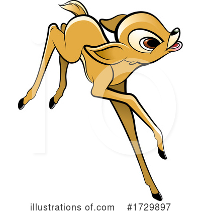 Royalty-Free (RF) Deer Clipart Illustration by Lal Perera - Stock Sample #1729897