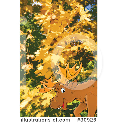 Royalty-Free (RF) Deer Clipart Illustration by Alex Bannykh - Stock Sample #30926