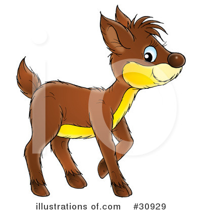 Royalty-Free (RF) Deer Clipart Illustration by Alex Bannykh - Stock Sample #30929