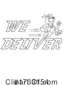 Delivery Clipart #1733154 by LaffToon