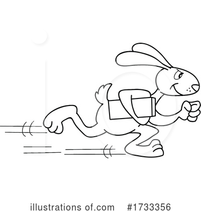 Rabbit Clipart #1733356 by LaffToon