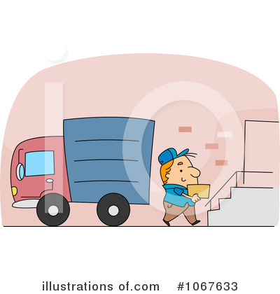 Delivery Man Clipart #1067633 by BNP Design Studio