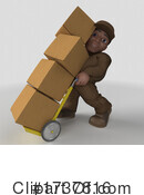 Delivery Man Clipart #1737816 by KJ Pargeter