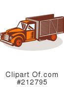 Delivery Truck Clipart #212795 by patrimonio