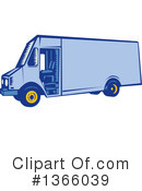 Delivery Van Clipart #1366039 by patrimonio