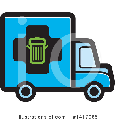 Royalty-Free (RF) Delivery Van Clipart Illustration by Lal Perera - Stock Sample #1417965