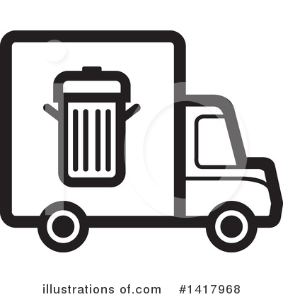 Royalty-Free (RF) Delivery Van Clipart Illustration by Lal Perera - Stock Sample #1417968
