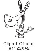 Democratic Donkey Clipart #1122042 by toonaday