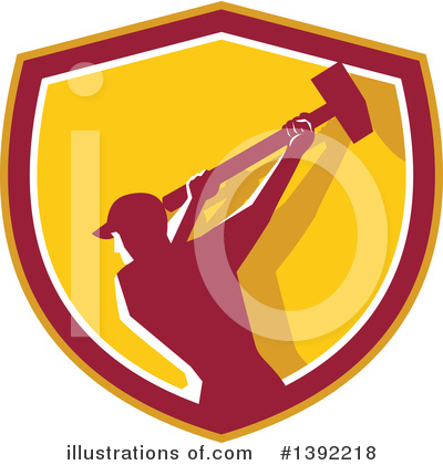 Sledgehammer Clipart #1392218 by patrimonio