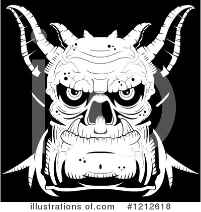 Royalty-Free (RF) Demon Clipart Illustration by Cory Thoman - Stock Sample #1212618