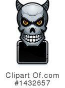 Demon Skull Clipart #1432657 by Cory Thoman