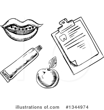 Toothpaste Clipart #1344974 by Vector Tradition SM