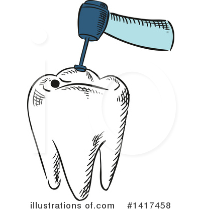 Royalty-Free (RF) Dental Clipart Illustration by Vector Tradition SM - Stock Sample #1417458