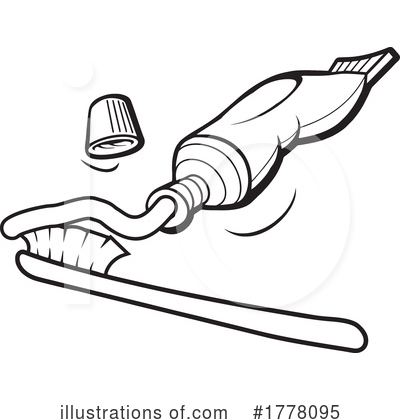 Tooth Paste Clipart #1778095 by Johnny Sajem
