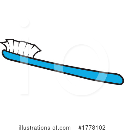 Toothbrush Clipart #1778102 by Johnny Sajem