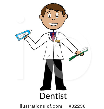 Royalty-Free (RF) Dentist Clipart Illustration by Pams Clipart - Stock Sample #82238