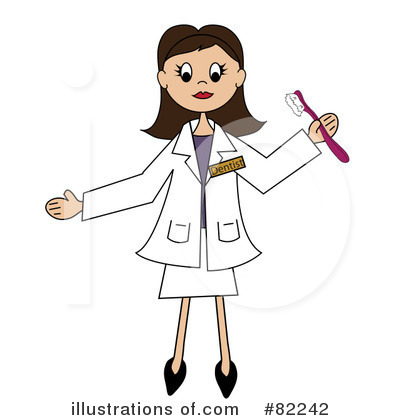 Royalty-Free (RF) Dentist Clipart Illustration by Pams Clipart - Stock Sample #82242