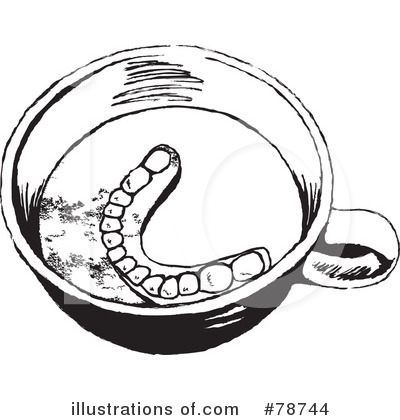 Royalty-Free (RF) Dentures Clipart Illustration by Prawny - Stock Sample #78744