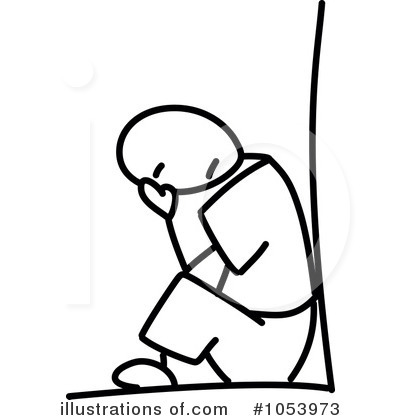 Royalty-Free (RF) Depression Clipart Illustration by Frog974 - Stock Sample #1053973