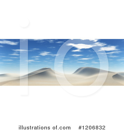 Royalty-Free (RF) Desert Clipart Illustration by KJ Pargeter - Stock Sample #1206832