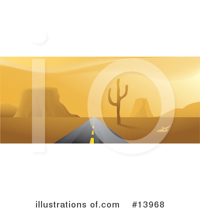 Royalty-Free (RF) Desert Clipart Illustration by Rasmussen Images - Stock Sample #13968