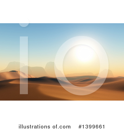Royalty-Free (RF) Desert Clipart Illustration by KJ Pargeter - Stock Sample #1399661
