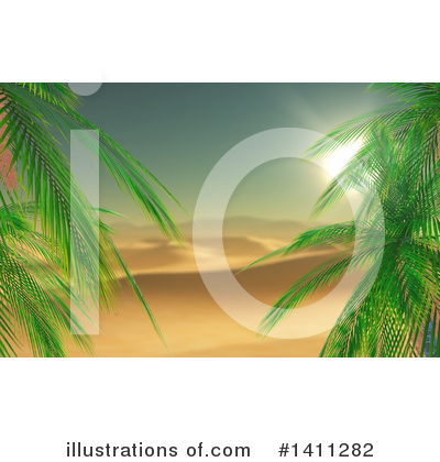 Royalty-Free (RF) Desert Clipart Illustration by KJ Pargeter - Stock Sample #1411282