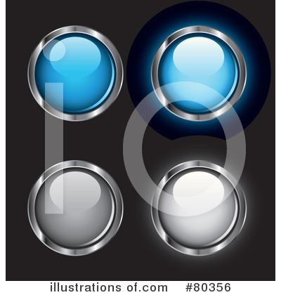 Royalty-Free (RF) Design Buttons Clipart Illustration by TA Images - Stock Sample #80356