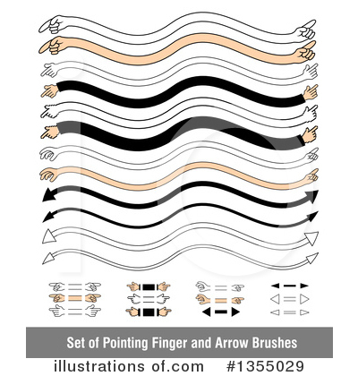 Pointer Finger Clipart #1355029 by vectorace
