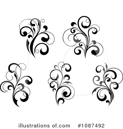 Swirls Clipart #1087492 by Vector Tradition SM
