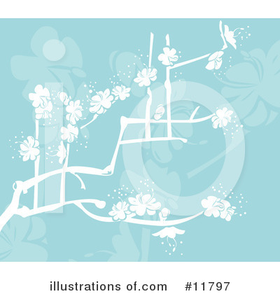 Blossoms Clipart #11797 by AtStockIllustration