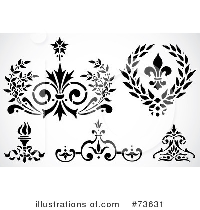 Royalty-Free (RF) Design Elements Clipart Illustration by BestVector - Stock Sample #73631