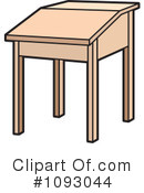 Desk Clipart #1093044 by Lal Perera