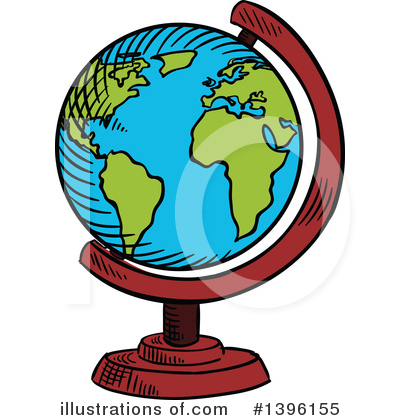 Globe Clipart #1396155 by Vector Tradition SM
