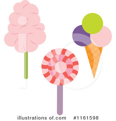 Cotton Candy Clipart #1161598 by Cherie Reve