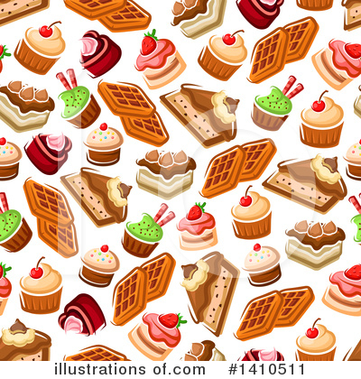 Waffle Clipart #1410511 by Vector Tradition SM