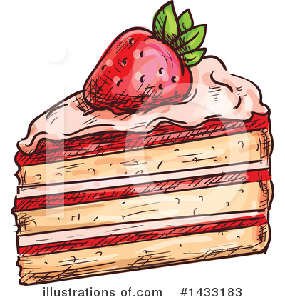 Royalty-Free (RF) Dessert Clipart Illustration by Vector Tradition SM - Stock Sample #1433183