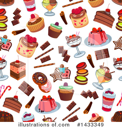 Royalty-Free (RF) Dessert Clipart Illustration by Vector Tradition SM - Stock Sample #1433349