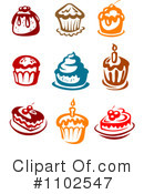 Desserts Clipart #1102547 by Vector Tradition SM