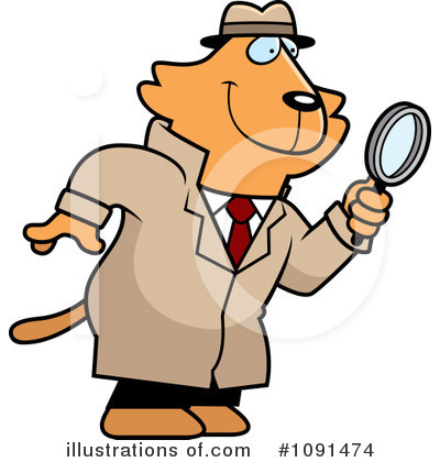 Royalty-Free (RF) Detective Clipart Illustration by Cory Thoman - Stock Sample #1091474