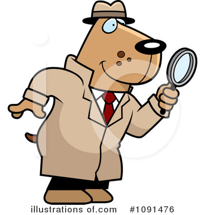 Royalty-Free (RF) Detective Clipart Illustration by Cory Thoman - Stock Sample #1091476