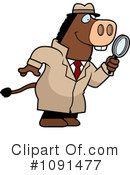 Detective Clipart #1091477 by Cory Thoman