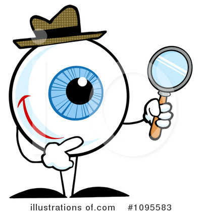 Royalty-Free (RF) Detective Clipart Illustration by Hit Toon - Stock Sample #1095583
