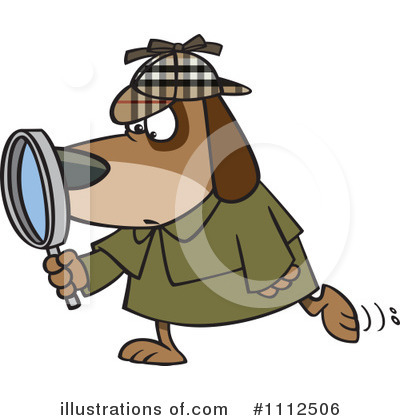 Royalty-Free (RF) Detective Clipart Illustration by toonaday - Stock Sample #1112506