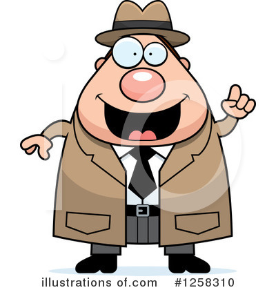 Royalty-Free (RF) Detective Clipart Illustration by Cory Thoman - Stock Sample #1258310
