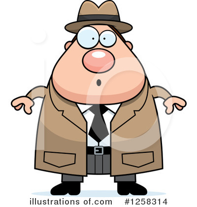 Royalty-Free (RF) Detective Clipart Illustration by Cory Thoman - Stock Sample #1258314