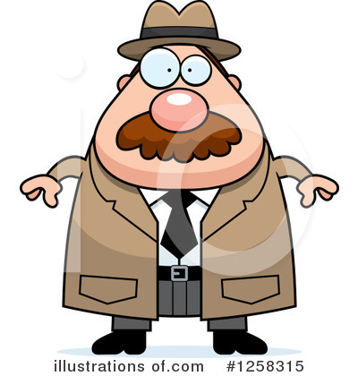Royalty-Free (RF) Detective Clipart Illustration by Cory Thoman - Stock Sample #1258315
