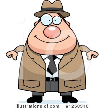 Royalty-Free (RF) Detective Clipart Illustration by Cory Thoman - Stock Sample #1258316